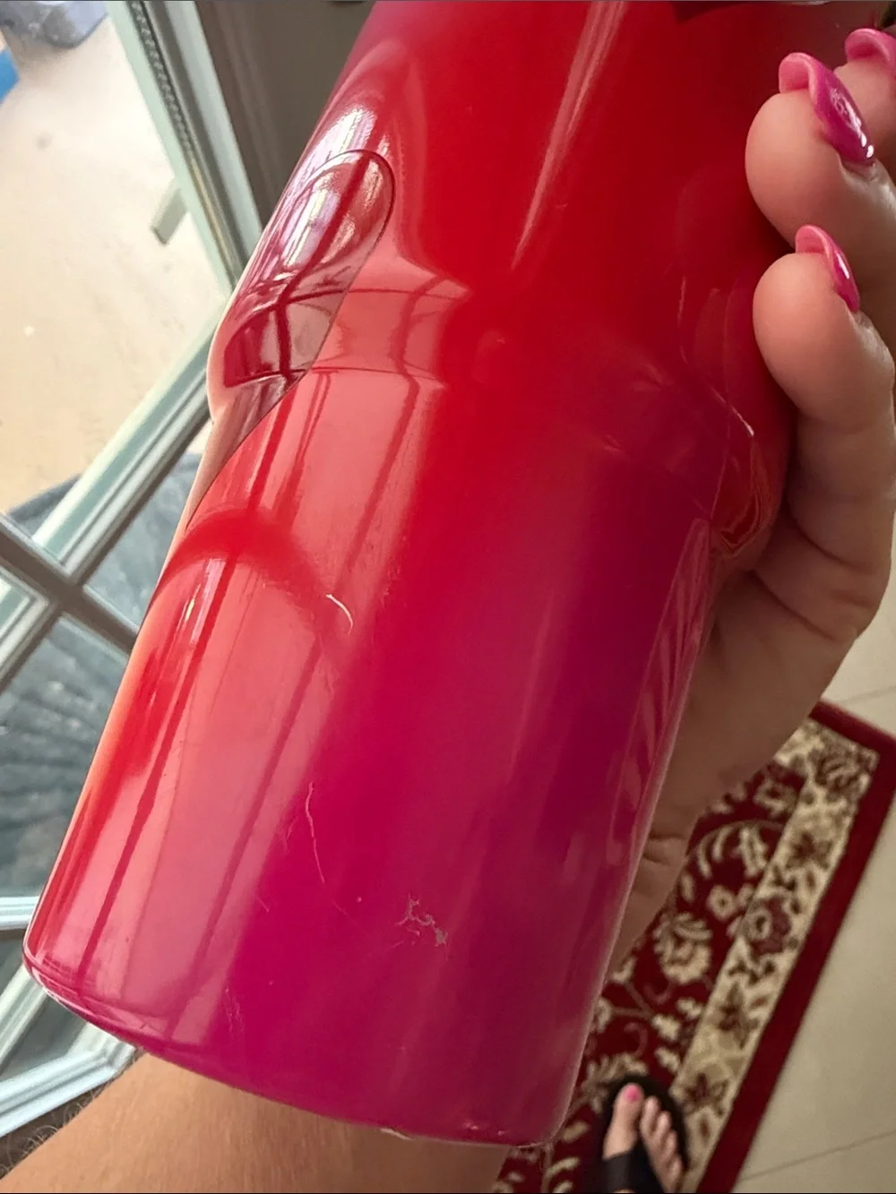 Never used Stanley Red and Pink Heart 30oz Travel Mug